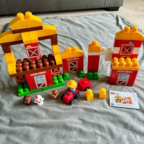 Mega Bloks Friendly Farm Set | Mega Blok | Mega Block | Mega Blocks - Picture 1 of 7